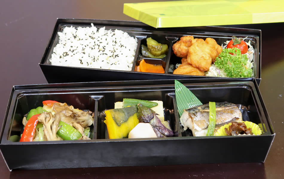 Two-tiered bento box