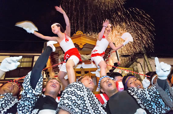 夏祭りと煙火大会